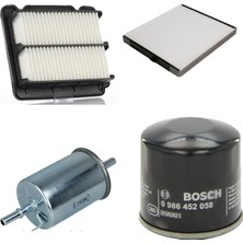 Bosch Filtre Bakım Seti Chevrolet Kalos 1.2 1.4 Benzinli Hava + Yağ F.+ Yakıt Filtre + Polen Sardes