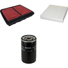 Bosch Filtre Bakım Seti Honda Cıvıc 1.6 1996-2001 Benzinli Hava + Yağ F.+ Polen Sardes