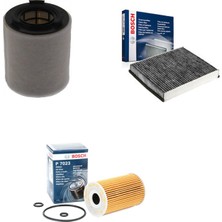 Bosch Filtre Bakım Seti Volkswagen Polo 1.2 Tdı 2011-2014 Dizel Hava + Yağ F.+ Polen Bosch