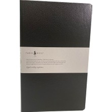 Fabio Ricci L Sert Kapak Siyah Çizgili Defter
