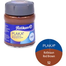 Pelikan Plaka Boyası 50 ml Red Brown 52-101196