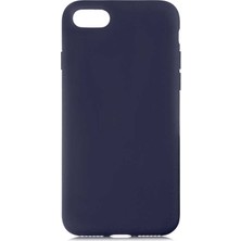 Coverzone Apple iPhone 7 Kılıf Delux Silky Termoplastik Lacivert