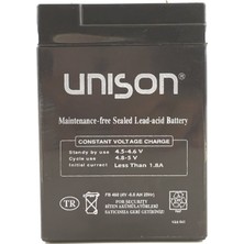 Unison 4V 6 Amper Unıson Kuru Akü