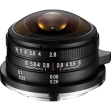 Laowa 4 mm F2.8 210 Fisheye (Mft)