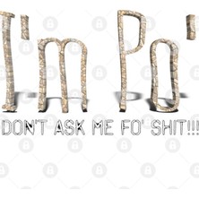 Fizello I'M Po' (I'M Poor) Kupa Bardak