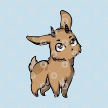 Fizello Cute Caramel Baby Goat Kupa Bardak