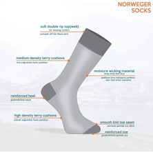Go With Norveç Tipi Havlulu Yünlü Kışlık Soft Çorap 3 Çift