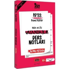Yargı Yayınevi 2021 KPSS Vatandaşlık Kısa Ve Öz Ders Notları