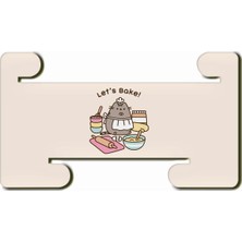 Wuw Aşçı Pusheen Mdf Yatay ve Dikey Baskılı Tablet Tutucu Stand