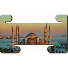 Wuw Sultanahmet Camisi Mdf Yatay ve Dikey Baskılı Tablet Tutucu Stand