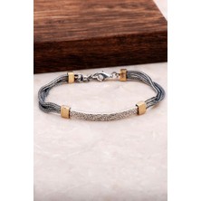 Sümer Telkari Yaşam Ağacı Elişi Tasarım Gümüş Bileklik 3252