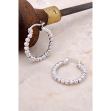 Sümer Telkari Toplu Dorissa Gümüş Halka Küpe 4958