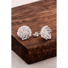 Sümer Telkari Telkari Işlemeli Gümüş Çiçekli Küpe 5000