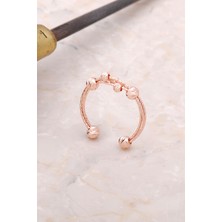 Sümer Telkari Dorika Rose 925 Ayar Gümüş Yüzük 3001
