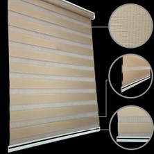 Lucra Concept Zebra Perde 616-03 Etek Dilimli Altın MZ616-3E 70x260 cm