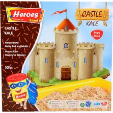 Heroes KUM-007 Heroes Kum Havuzukale Kalıpları 500 gr Kumlu Set