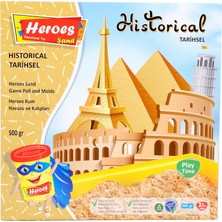 Heroes KUM-008 Heroes Kum Havuzutarihsel Kalıplar 500 gr Kumlu Set