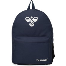 Hummel Alenc Bag Pack Fermuarlı Ön Cep Detaylı Logo Baskılı Lacivert Unisex Sırt Çantası