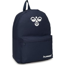 Hummel Alenc Bag Pack Fermuarlı Ön Cep Detaylı Logo Baskılı Lacivert Unisex Sırt Çantası