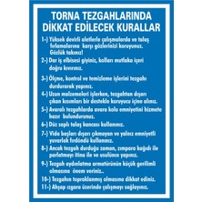 İzmir Serigrafi Torna Tezgahlarında Dikkat Edilecek Kurallar (....) (Kendinden Yapışkanlı Etiket) 17,5 x 25 cm