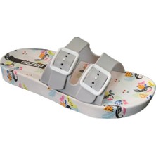 Gezer 12290 Gri Kadın Kaydırmaz Havuz/Deniz Terlik