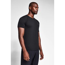 Lescon Siyah Erkek T-Shirt 20S-1294-20N