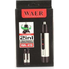 Waer WA-419 Burun Kulak Favori Bıyık Kesme Makinesi Tıraş Makine