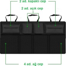 Ankaflex Cepli Koltuk Arkası Organizer Çanta 46 x 88 cm Siyah