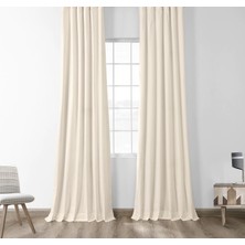 Çeyizmarket  Blackout (Karartma) Krem Fon Perde 150x250 Tek Kanat