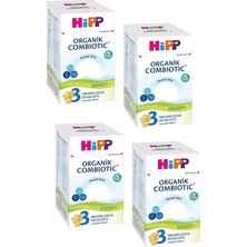 Hipp 3 Organik Combiotic Devam Sütü 800gr 4 Adet