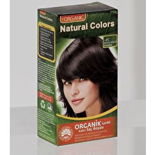 Natural Colors 6c Koyu Küllü Kumral Organik Saç Boyası