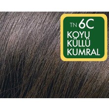 Natural Colors 6c Koyu Küllü Kumral Organik Saç Boyası