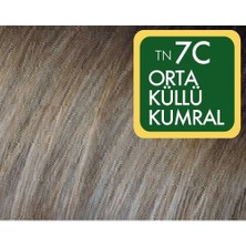 Natural Colors 7c Orta Küllü Kumral Organik Saç Boyası