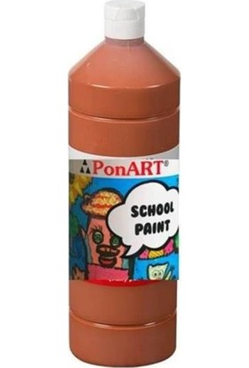 Art Boya Ponart School Paint Boya 250 ml Açık Kahve
