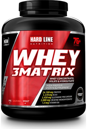 Hardline Whey 3 Matrix Protein Tozu 2300 gr