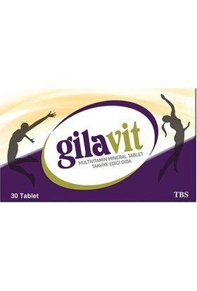 TBS Gilavit Multivitamin Mineral Tablet Takviye Edici Gıda