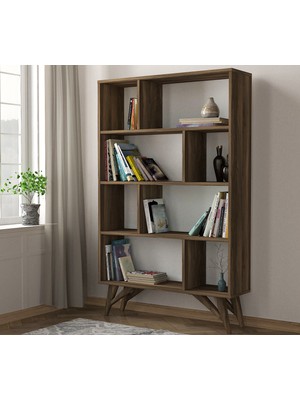 Dekorister Flamingo Kitaplık Ceviz