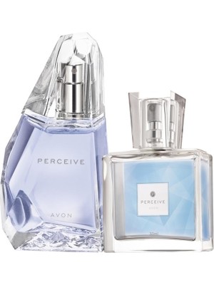 Avon Perceive Kadın Parfüm Seti 50 ml ve 30 ml EDT Şık Tasarım lik Paket
