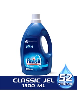 Finish Bulaşık Deterjanı Jel Formda 1300 ml Etkili Temizlik İçin Özel Tasarım