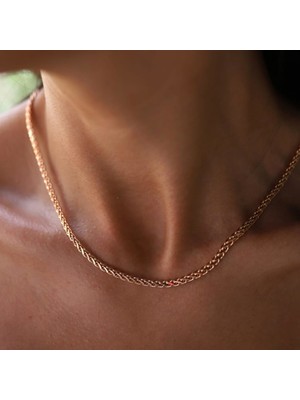 By Golden House Spiga Örgü Kolye