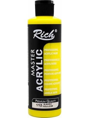 Rich Akrilik Boya 120 cc Sarı 112