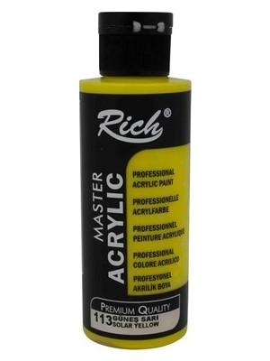 Rich Akrilik Boya 120 cc Güneş Sarı 113