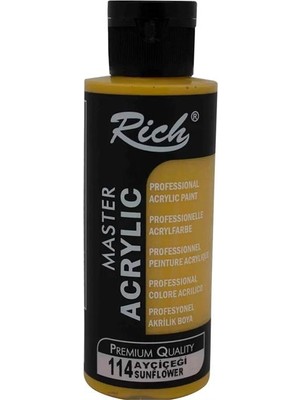Rich Akrilik Boya 120 cc Ay Çiçeği 114
