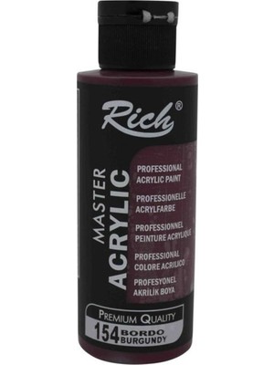 Rich Akrilik Boya 120 cc Bordo 154
