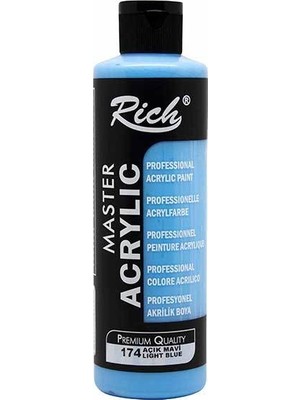 Rich Akrilik Boya 120 cc Açık Mavi 174