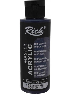 Rich Akrilik Boya 120 cc Okyanus Mavi 185