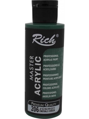 Rich Akrilik Boya 120 cc Zümrüt 206