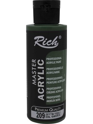 Rich Akrilik Boya 120 cc Zeytin Yeşili 209