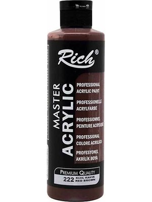 Rich Akrilik Boya 120 cc Kızıl Kahve 222