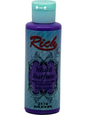 Rich Multi Surface 120 cc Mor 2174 Akrilik Boya